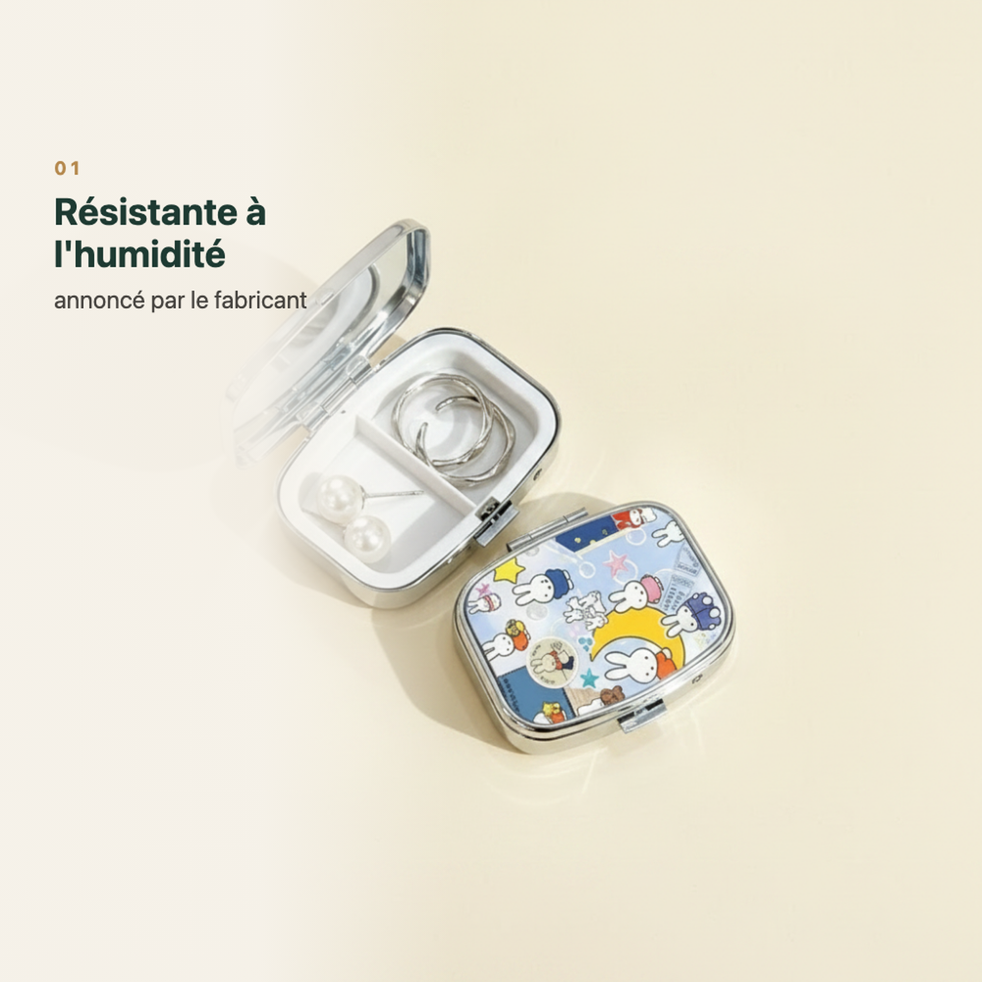 Boîte à bijoux enfant, second décor