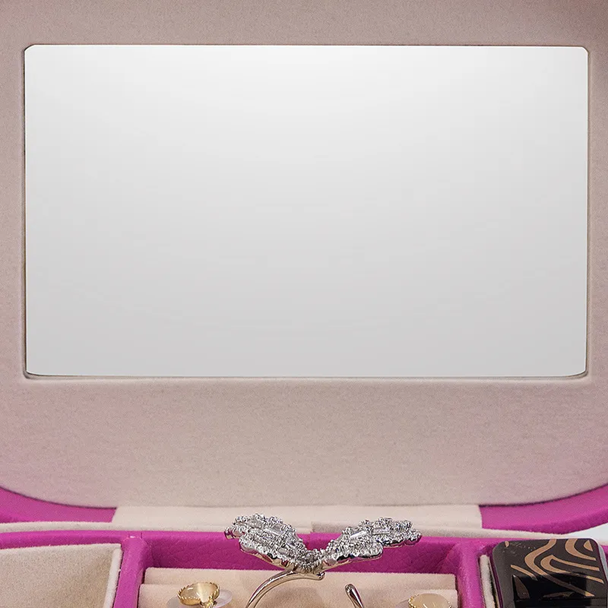 Coffret à bijoux fillette violet