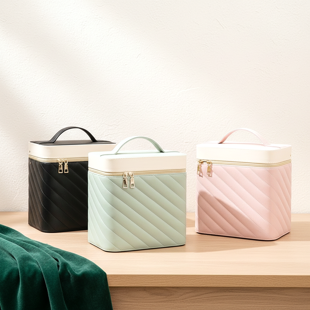 Coffret vanity vert sauge
